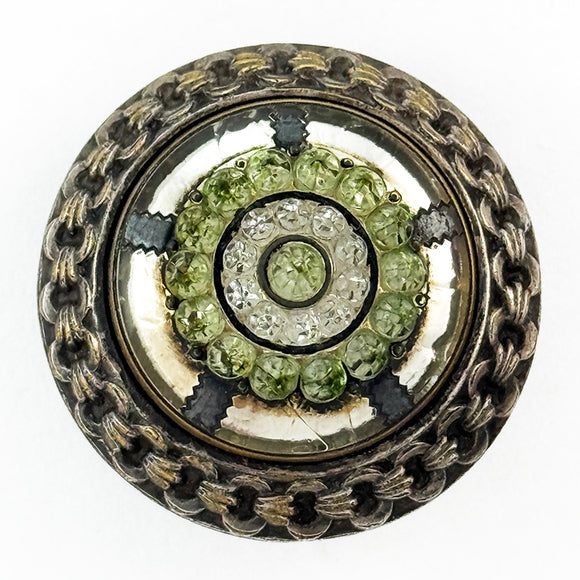 Glass over Foil in Brass