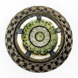 Glass over Foil in Brass