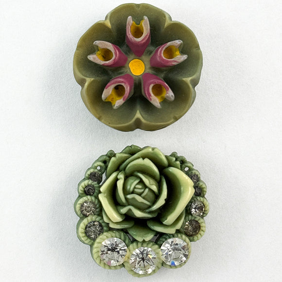 Floral Celluloid Duo