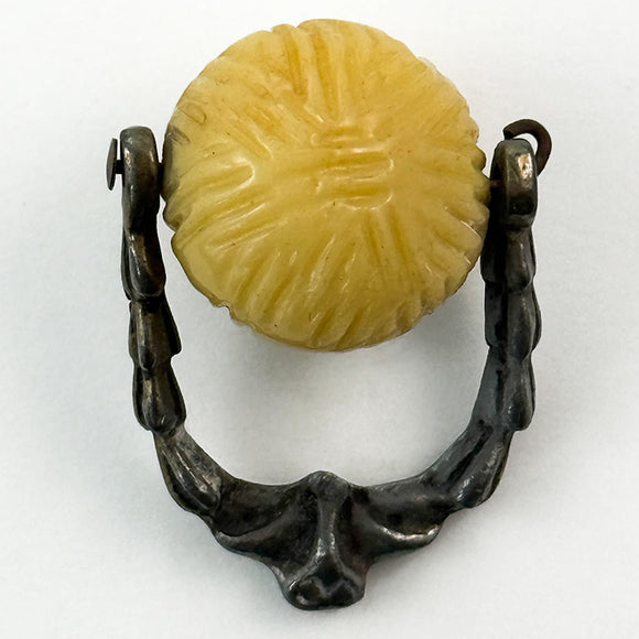 Celluloid and Metal Door Knocker