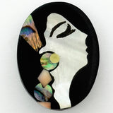 Polyester Portrait Inlay I