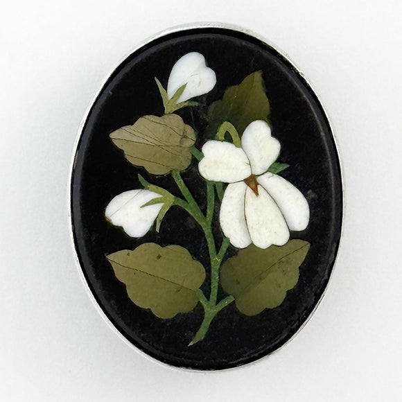 Pietra Dura Violets