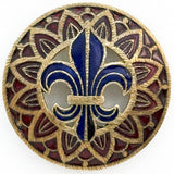 Enamel Fleur de Lys