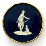 18th-C Girl & Dog