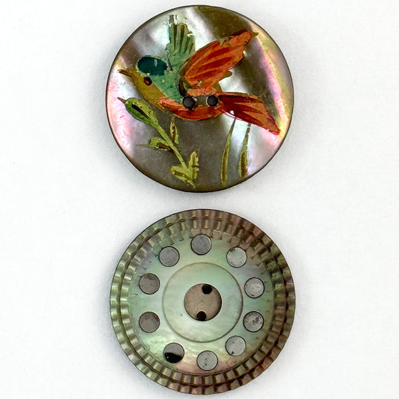 Painted and Mirror Inlay Shell