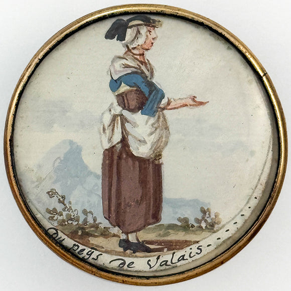 18th-C Woman of Valais