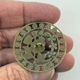 Pierced Enamel Wild Rose