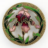 Pierced Enamel Iris