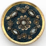 18th-C Fabric Woodback