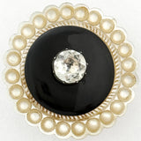 18th-C Shell & Black Glass