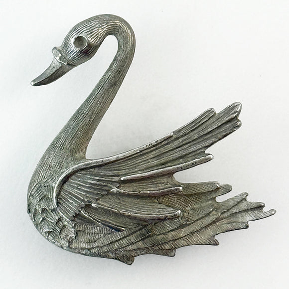Pewter Swan Realistic