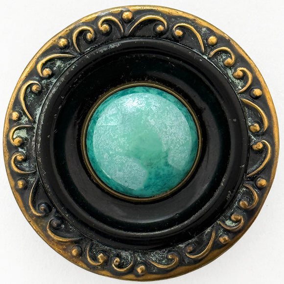 Turquoise Glass Jewel
