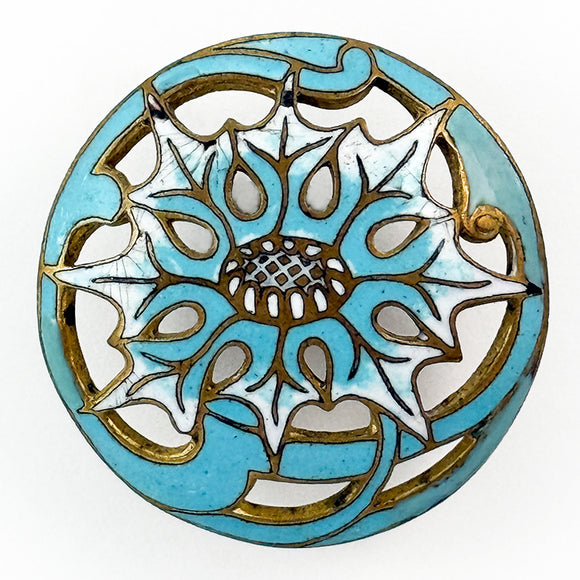 Pierced Floral Enamel