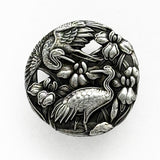 Japanese Silver Cranes