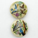 Porcelain Bird Pairs II