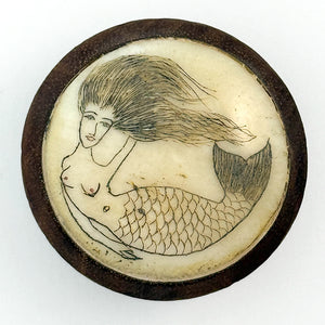 Scrimshaw Mermaid