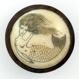 Scrimshaw Mermaid
