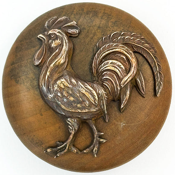 Rooster on Wood