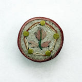 18th-C Embroidered Fabric