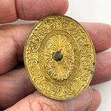 Reverse-Painted Glass Jewel